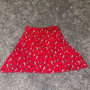 pretty little thing floral skirt